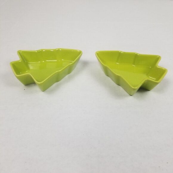 Celebrate It Mini Green Christmas Tree Candy/Nut Dish Set‎ - Picture 5 of 7
